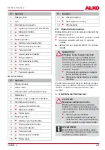 Preview for 201 page of AL-KO 113691 Translation Of The Original Instructions For Use