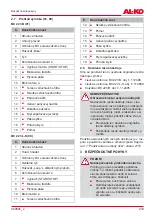 Preview for 219 page of AL-KO 113691 Translation Of The Original Instructions For Use