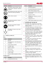 Preview for 73 page of AL-KO 130 933 Translation Of The Original Instructions For Use