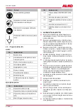 Preview for 141 page of AL-KO 130 933 Translation Of The Original Instructions For Use