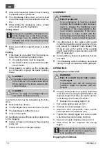 Предварительный просмотр 10 страницы AL-KO 160 VB Operating Instructions Manual