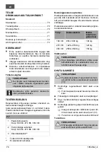 Preview for 70 page of AL-KO 160 VB Operating Instructions Manual