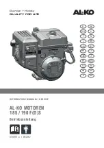 Preview for 1 page of AL-KO 185FDS Operating Instructions Manual