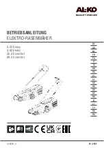 Предварительный просмотр 1 страницы AL-KO 3.22 E easy Translation Of The Original Instructions For Use