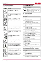 Предварительный просмотр 105 страницы AL-KO 3.22 E easy Translation Of The Original Instructions For Use