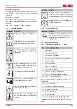 Предварительный просмотр 231 страницы AL-KO 3.22 E easy Translation Of The Original Instructions For Use