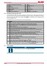 Preview for 43 page of AL-KO AIRCABINET Installation And Operating Manual