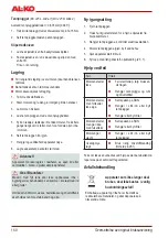 Предварительный просмотр 159 страницы AL-KO BC 225 B Translation Of The Original Operating Instructions