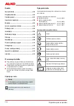 Preview for 154 page of AL-KO BC 330 MT Original Instructions For Use