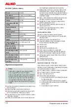 Preview for 158 page of AL-KO BC 330 MT Original Instructions For Use