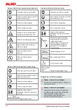 Preview for 174 page of AL-KO BC 330 MT Original Instructions For Use