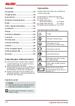 Preview for 192 page of AL-KO BC 330 MT Original Instructions For Use