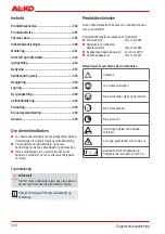 Preview for 304 page of AL-KO BC 330 MT Original Instructions For Use