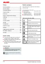 Preview for 376 page of AL-KO BC 330 MT Original Instructions For Use