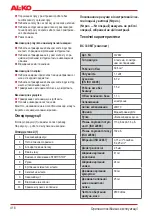 Preview for 418 page of AL-KO BC 330 MT Original Instructions For Use