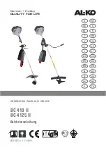 AL-KO BC 410 II Instruction Manual preview