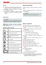 Предварительный просмотр 70 страницы AL-KO BC 410 II Instruction Manual