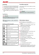 Предварительный просмотр 134 страницы AL-KO BC 410 II Instruction Manual