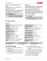 Предварительный просмотр 7 страницы AL-KO BC 4125 II-S User Instructions