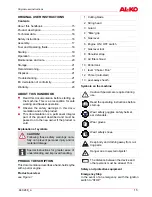 Предварительный просмотр 15 страницы AL-KO BC 4125 II-S User Instructions