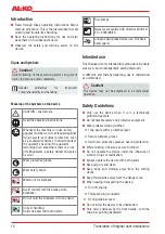 Предварительный просмотр 16 страницы AL-KO BKS 35 Instructions For Use Manual