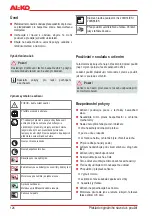 Предварительный просмотр 126 страницы AL-KO BKS 35 Instructions For Use Manual