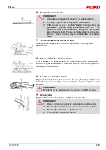 Предварительный просмотр 229 страницы AL-KO BKS 4540 Translation Of The Original Operating Instructions