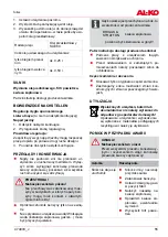 Предварительный просмотр 55 страницы AL-KO BM 660 III Translation Of The Original Operating Instructions