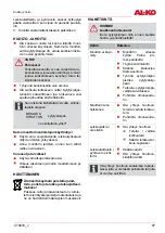 Предварительный просмотр 97 страницы AL-KO BM 660 III Translation Of The Original Operating Instructions