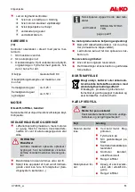 Preview for 61 page of AL-KO BM 660 Original Instructions For Use