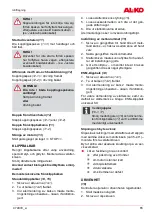 Preview for 65 page of AL-KO BM 660 Original Instructions For Use