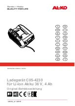 AL-KO C05-4230 Instructions For Use Manual preview