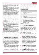 Preview for 7 page of AL-KO C60 Li Operating Instructions Manual