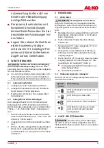 Preview for 9 page of AL-KO C60 Li Operating Instructions Manual