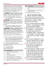 Preview for 13 page of AL-KO C60 Li Operating Instructions Manual