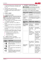 Preview for 49 page of AL-KO C60 Li Operating Instructions Manual