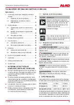 Preview for 57 page of AL-KO C60 Li Operating Instructions Manual