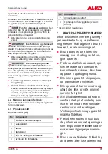 Preview for 91 page of AL-KO C60 Li Operating Instructions Manual