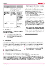 Preview for 109 page of AL-KO C60 Li Operating Instructions Manual