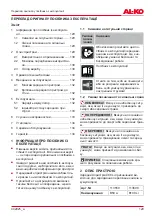 Preview for 129 page of AL-KO C60 Li Operating Instructions Manual