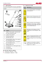 Preview for 9 page of AL-KO COMBI-CARE 36.8 E Comfort Translation Of The Original Instructions For Use