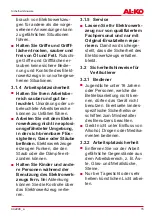 Preview for 15 page of AL-KO COMBI-CARE 36.8 E Comfort Translation Of The Original Instructions For Use