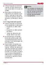 Preview for 95 page of AL-KO COMBI-CARE 36.8 E Comfort Translation Of The Original Instructions For Use