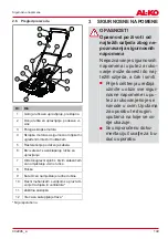 Preview for 149 page of AL-KO COMBI-CARE 36.8 E Comfort Translation Of The Original Instructions For Use