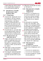 Preview for 387 page of AL-KO COMBI-CARE 36.8 E Comfort Translation Of The Original Instructions For Use