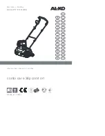 AL-KO Combi care 38p comfort Operating Instructions Manual preview