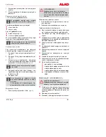 Preview for 59 page of AL-KO Combi care 38p comfort Operating Instructions Manual