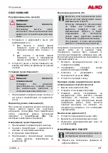 Preview for 201 page of AL-KO Comfort 38.4 Li Translation Of The Original Operating Instructions