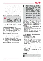 Preview for 241 page of AL-KO Comfort 38.4 Li Translation Of The Original Operating Instructions