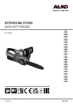 Preview for 1 page of AL-KO CS 1825 Translation Of The Original Instructions For Use